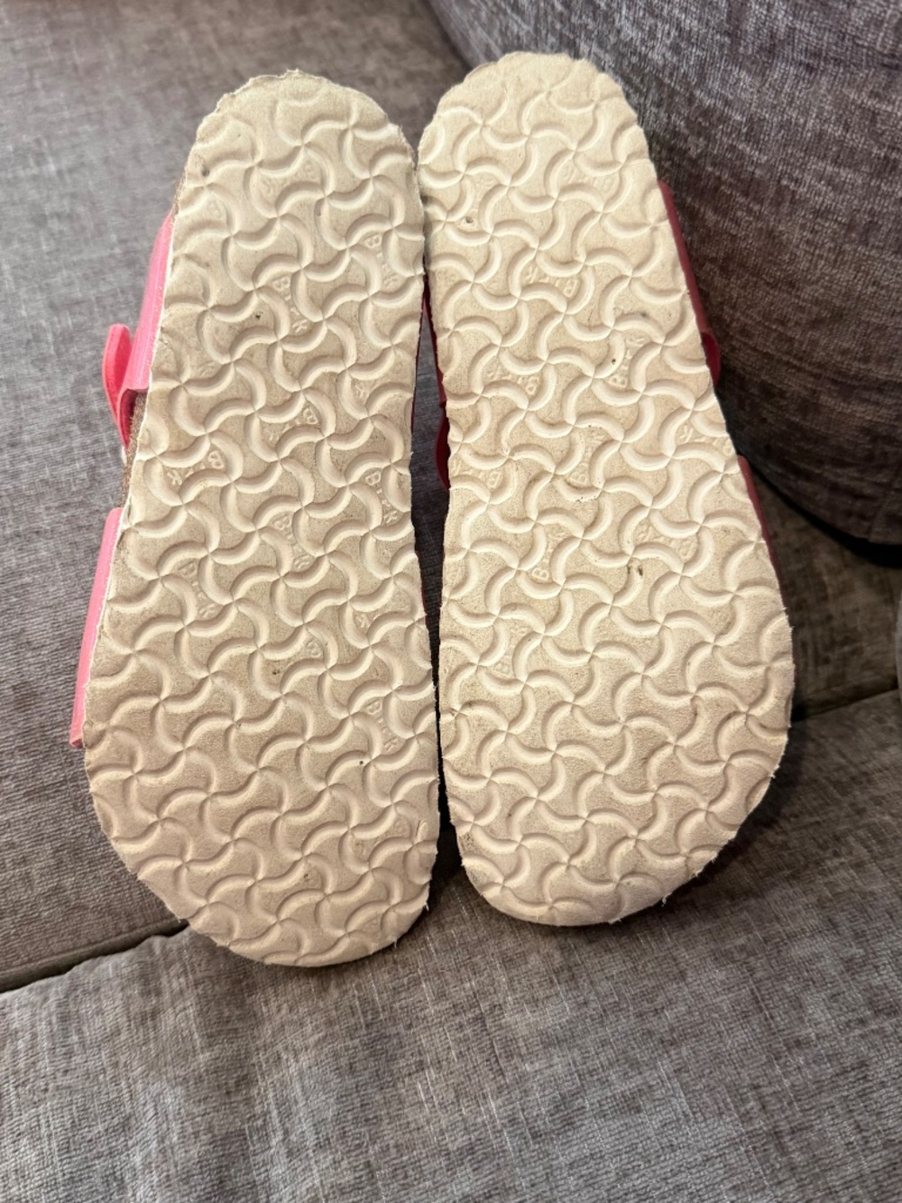 Girls pink glitter Birkenstocks Size 1 - Picture 3 of 5